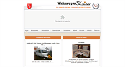 Desktop Screenshot of caravan-kaiser.de